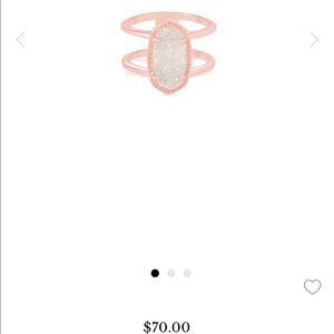 Kendra Scott Elyse Ring in Rose Gold